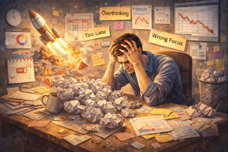 The Biggest Startup Mistakes I Made Before My Product Launch